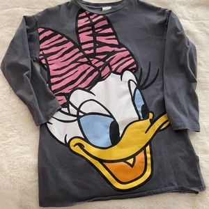 Zara Disney Daisy Duck design long sleeve shirt
